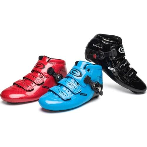 Cityrun Vulcan Boots Speed Inline Skates Carbon Fiber Upper Shoes Professional Racing Skating Patines Up-Boot Similar Powerslide