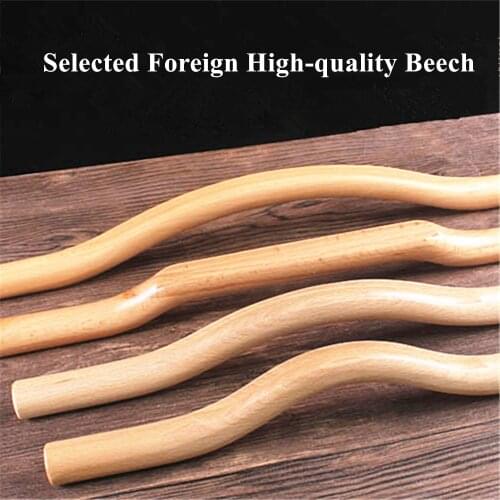 Guasha Scraping Stick For Back Shoulder Neck Waist Leg Massage burn Fat Tools Made From Natural Beech Wood Fast Large Area