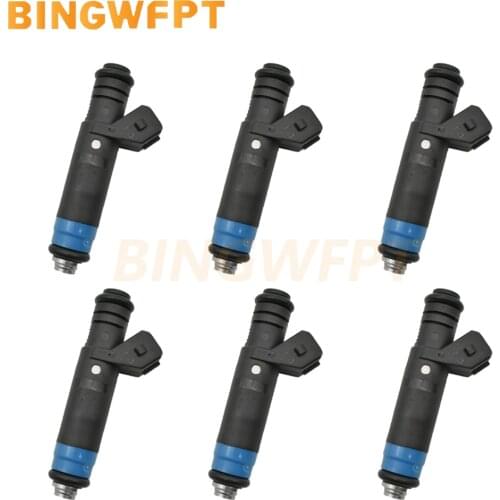 6PCS Fuel Injector Nozzle For V8 LT1 LS1 LS6 Deka Engine Parts Injection Car-styling OEM:F127B00418 FI114992 FL114992