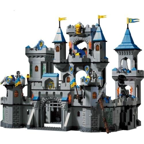 Creative MOC Liones King Castle Model Building Blocks With Figures Assembly Bricks Set Toys for Boys Children Christmas Gift