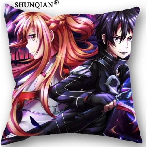 Best Sword Art Online Pillowcase Wedding Decorative Pillow Cover Custom Gift For (Two Sides) Printed Pillow Cases 18-315