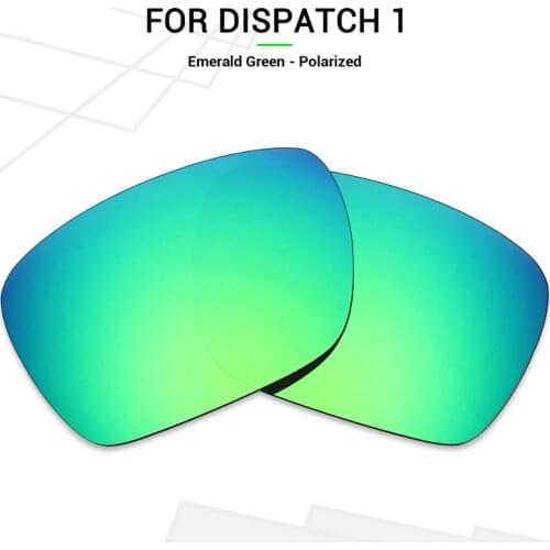 Mryok POLARIZED Replacement Lenses for Oakley Dispatch 1 Sunglasses Emerald Green