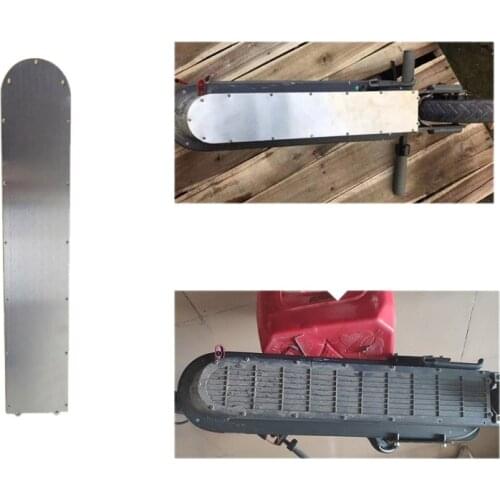 Electric Scooter Bottom Battery Cover Anti-Skid Plate Guard Plate Stainless Steel Chassis For Xiaomi Mijia M365 Scooter Accessor