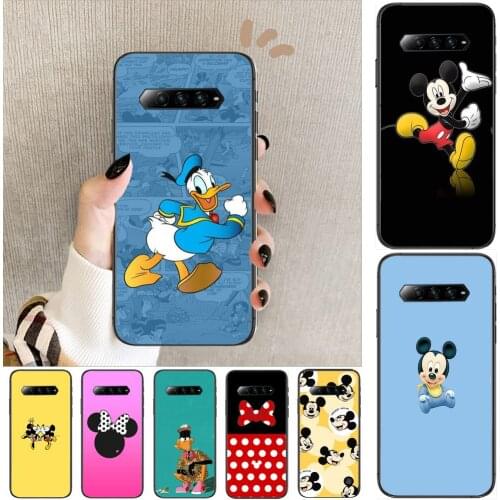 New 2021 cute phone case disney mickey bear dog Black Soft Cover The Pooh For Huawei Nova 8Pro 7 6SE 5T 7i 5i 5 4 4E 3 3i 3E 2i