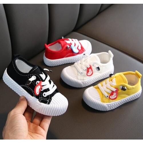 2020 Spring New Children Canvas Shoes Girls Sneakers Breathable Spring Fashion Kids Shoes For Boys Casual Sport Shoes Student