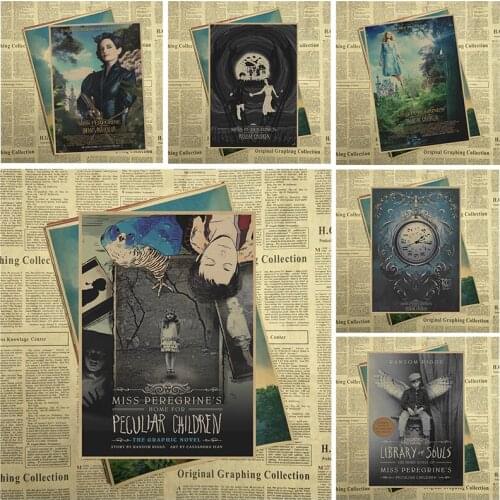 Miss Peregrines Home for Peculiar Children Movie Kraft Paper Poster Bar Cafe Living Room Dining Decorative Paintings Home Decor