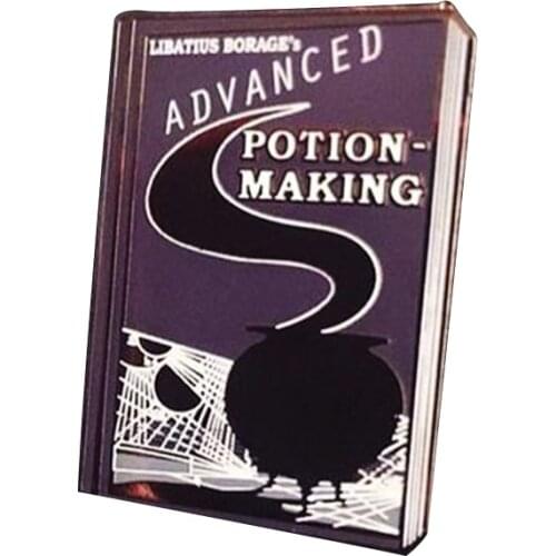 Advanced Potion-Making Book Witchcraft Cauldron Brooch Pins Enamel Metal Badges Lapel Pin Brooches Jackets Fashion Jewelry