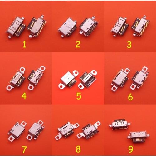 Micro mini usb jack type-C connector socket charging replacement repair parts dock plug