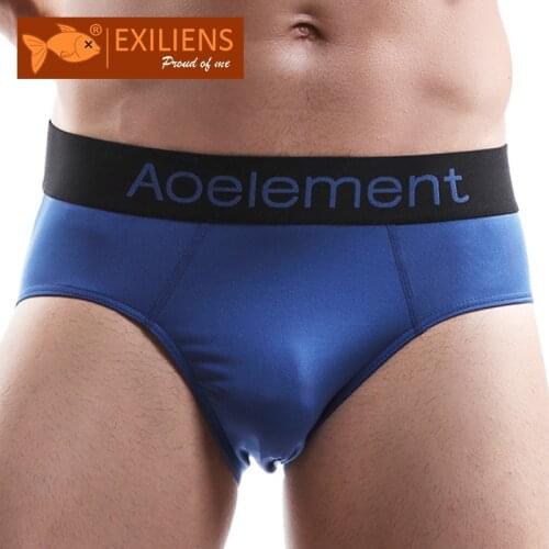 EXILIENS Brand New Men Brief Mens Briefs Underwear Cueca Masculina Ropa Interior Hombre Calzoncillos Slip Sous Size L-3XL 143KM