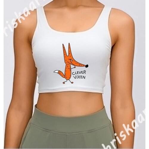 Clever Vixen Tank Top Cute Sleeveless Top Spring Pattern S-XXL Customize Building Vest