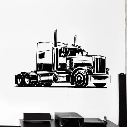 Big Car ATV Wall Decal Machine Garage Art SUV Vinyl Window Stickers Man Cave Nursery Boys Bedroom Interior Decor Wallpaper E890