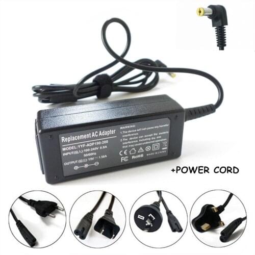 19V 1.58A 30W AC Adapter Charger For Laptop Acer Aspire One A110 A150 D150 D250 ZG5 KAV10 KAV60 D150 D250 netbook AOA 10.1"