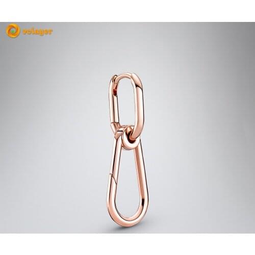 Volayer 925 Sterling Silver Stud Earrings Rose Pink Fan Dangle Earrings Cubic Zirconia Statement Stud Earrings Women Earrings