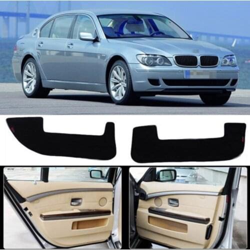 Brand New 1 Set Inside Door Anti Scratch Protection Cover Protective Pad For BMW 7 Series 2004-2008