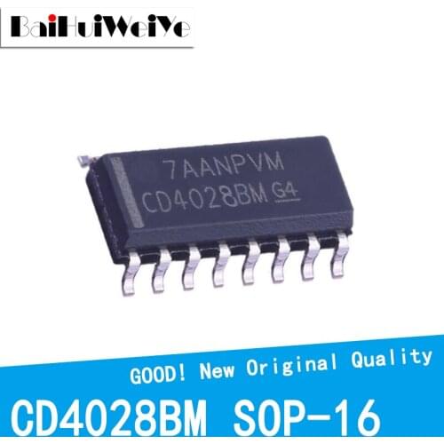 10PCS/LOTE CD4028BM CD4028 CD4028BM96 4028 SOP16 Operational SOP-16 SMD New Original IC Amplifier Chipset Good Quality