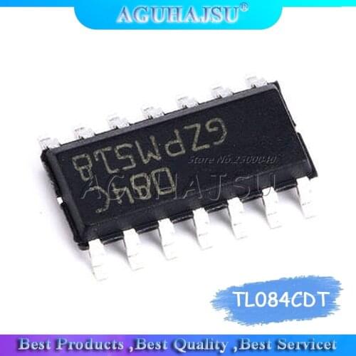 10PCS TL084CDT SOP14 TL084 SOP 084C SMD TL084CDR SOP-14 TL084C new and original IC
