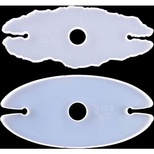 2Pcs Wine Glass Holder Silicone Resin Mold Bottle Shelf Storage Glass Tray Mold R2LE