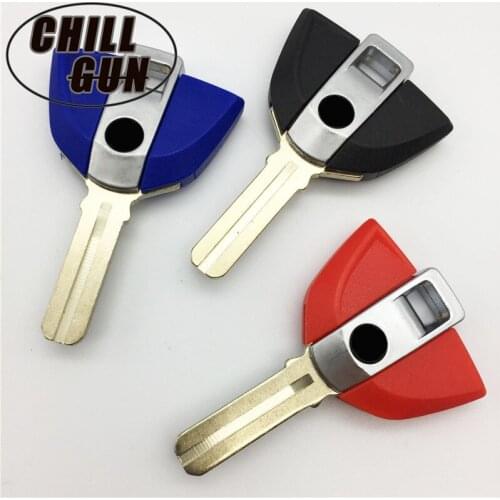 Motorcycle 3 pcs Blank Key Uncut Blade Keys For MW F650GS F800GS S1000RR F650 F800 R1200 R1150 2014-2018