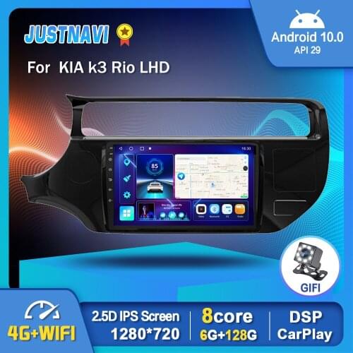 EKIY Car Radio Player Newest Android 10.0 For KIA k3 Rio LHD 2015 2016 2017 2018 Auto GPS Stereo DSP OBD Carplay No 2 din DVD