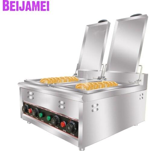 BEIJAMEI 2020 Stainless steel dumpling frying cooking machine commercial fried dumpling making machine