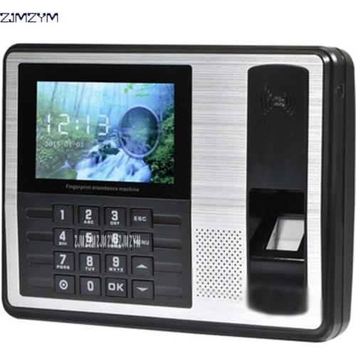 Biometric Punch Card Employee Fingerprint Time Attendance Machine ZA201 Card can be identified quickly online recognition 5V