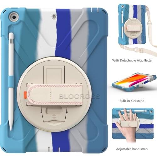 Case for iPad 10.2 inch 2020 Rugged Shockproof Stand Case Silicon Smart Cover for iPad 8th A2428 A2429 Funda with Pencil Holder