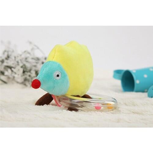 Baby Rattles Toys Stroller Hanging Soft Toy Cartoon Animal Plush Doll Baby Crib Bed Hanging Bells For Newborn Educational Toys