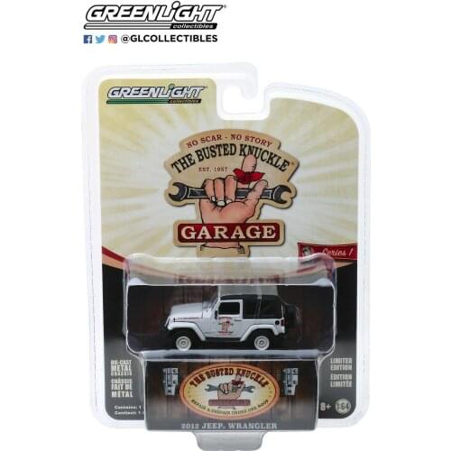 GL 1:64 Busted Knuckle 2012 Jeep Wrangler-Off Road alloy model Car Diecast Metal Toys Birthday Gift For Kids Boy