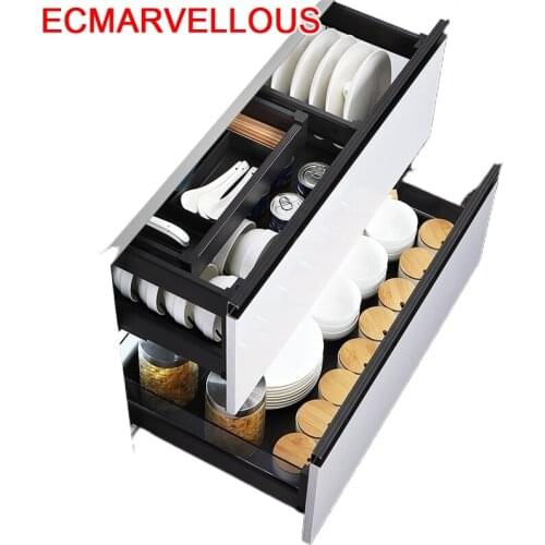 Keuken Despensa Gabinete Dish Drainer Pantry Organizador Stainless Steel Cocina Organizer Rack Kitchen Cabinet Storage Basket