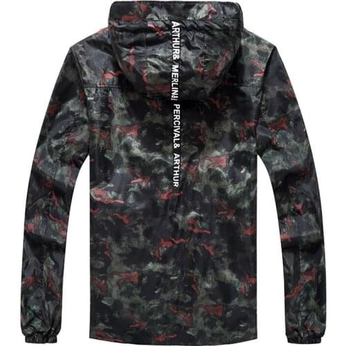 New arrival fashion Extra Large Men Jacket Spring Summer Camouflage Coat Super Windbreaker Casual Print plus size 4XL-8XL9XL10XL