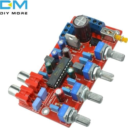 LM1036 Luxurious HIFI Amplifier Preamplifier Volume Control Tone Board 1000UF/25V Pro Completed and Tested DIY Electronic Suite