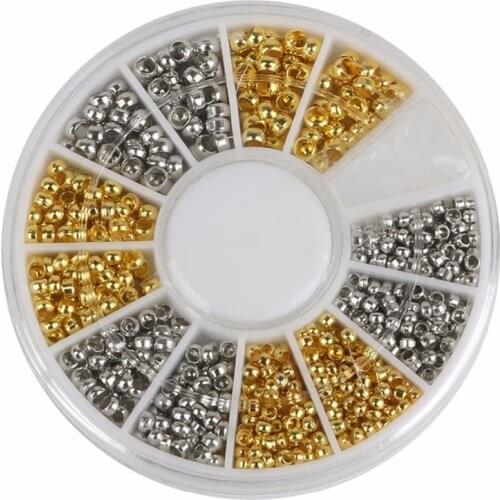 High Quality Mixed 1Box (660pcs/lot 2*2.5*3mm) Copper Crimp End Beads Jewelry Findings For DIY Necklace Earring Bracelet Fashion