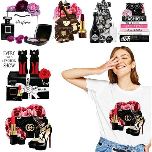 Queen Of Fashion Patches For Clothes A-Level Washable Woman T-Shirt Heat Transfer Thermal Sticker Personality Iron On Applique