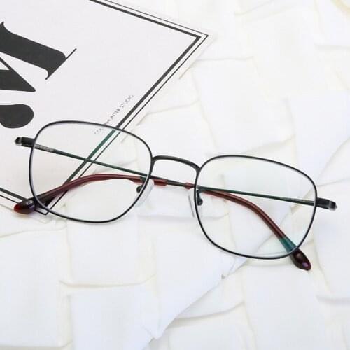 Eyeglass frame Korean fashion female can be matched with myopic horizontal wall anti-blue ray glasses frame