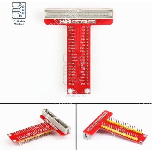 26Pin 40Pin T-Shaped GPIO Breakout Expansion Board Adapter Plate GPIO Model Compatible For Raspberry Pi Zero 3 2 B B+ A