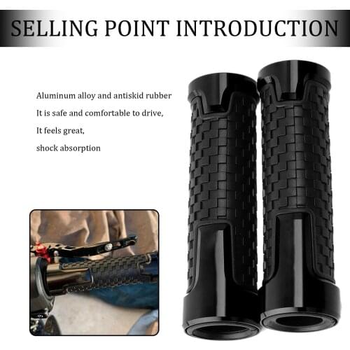 22mm 7/8inch Motorcycle Handle Grips Handlebar Grip Ends Cap For Honda Fosha FORZA300/250 NSS350 Motorcycle Handle Accessories