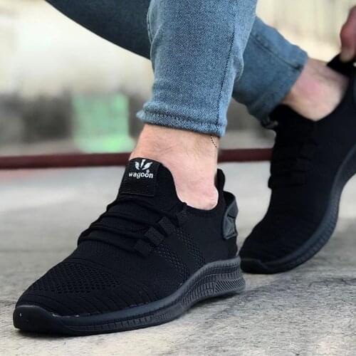 Wagoon WG101 Kömür Erkek Spor Ayakkabı Tüm Kıyafetlere Uygun Olarak Tasarlandı Türkiye'de Üretildi Hızlı Kargo Uygun Fiyat