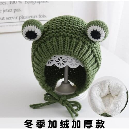 Winter Knitted Warm Baby Hat Cute Baby Boy Girl Cap Ear Protection Hats Kids Children Beanie Bonnet Enfant