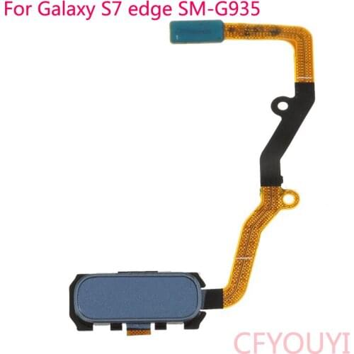 10pcs/lot For Samsung Galaxy S7 edge G935 Touch ID Fingerprint Scanner Sensor Home Key Return Menu Button Flex