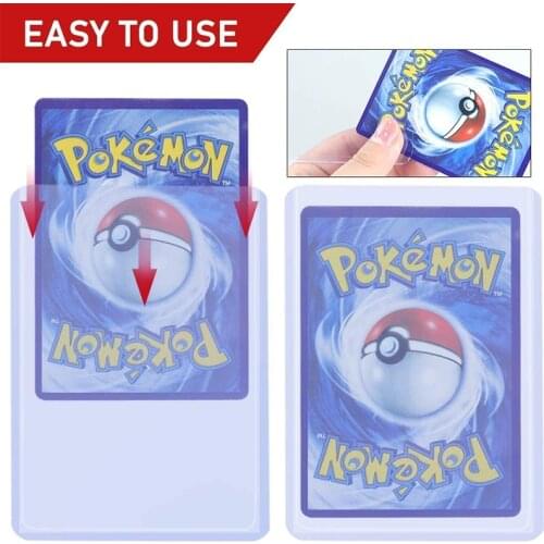 25/50/100 Count Holder Toploaders Clear Protective Sleeves For Collectible Trading Basketball Sports Cards