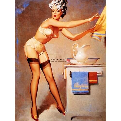 4pin Up Girl Sexy De Pared Metal Creativo Placa Decorativa Cartel De Chapa Vintage Pared Arte Muestra Para Bar Club
