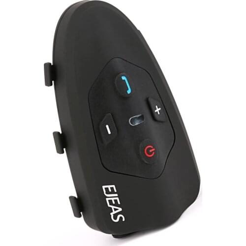 EJEAS Eagle 2 People Noise Reduction Bluetooth Bicycle Helmet Intercom 200hrs Standby Fast Pairing Headset Interphone for Bikers