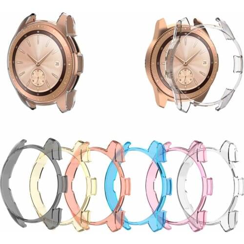 EiEuuk Soft TPU Shock-proof and Shatter-resistant Sleeve Band Cover Protective Case Pouch for Samsung Galaxy Watch 42mm