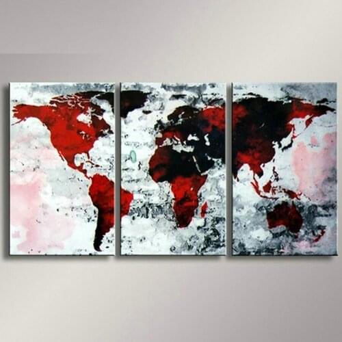 DIY 3D Diamond Painting Cross Stitch world map pattern diamond Embroidery mosaic picture painting Rhinestone Kit 3pcs WW083