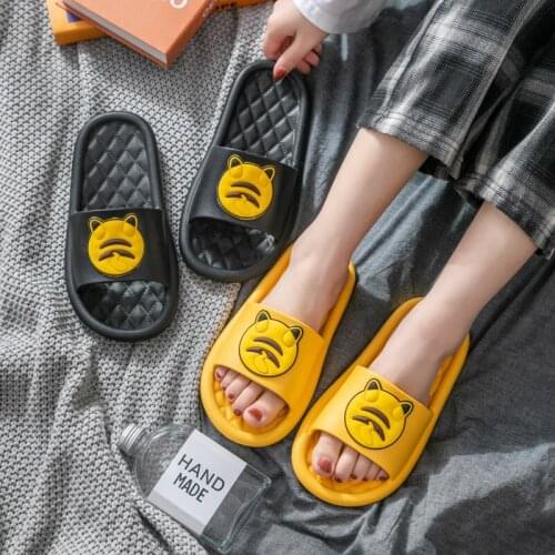 Girls Home Lovers' Slippers Family Womens Outside Wear Summer Anti-skid Indoor Bathroom Summer Lovely Childrens Bath Male