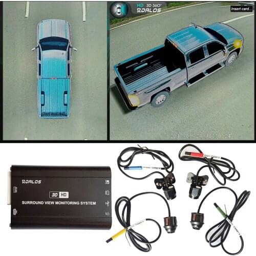 Bird View camera System for Pickup truck HD 3D 360 Surround View System 1080P DVR G-Sensor