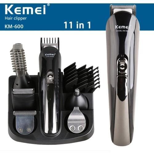 Kemei Professional Hair Trimmer 6 In 1 Hair Clipper Shaver Men Styling Tools Shaving Machine Sets Electric Shaver Beard Trimmer