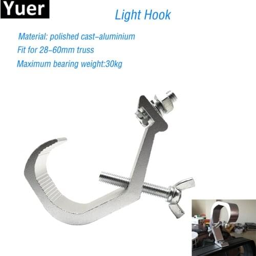 High Quality Aluminium Material Stage Light Hook LED Stage Effect Light Clamp Truss For LED PAR/Moving Head Lights Dj Equipment