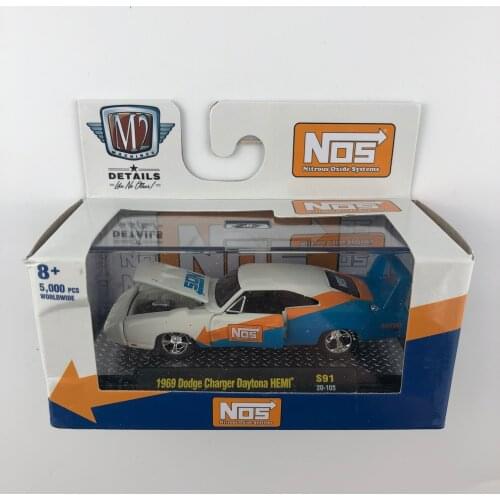 M2 1:64 Machines 1969 Dodge Charger Daytona HEMI Collection Metal Die-cast Simulation Model Cars Toys