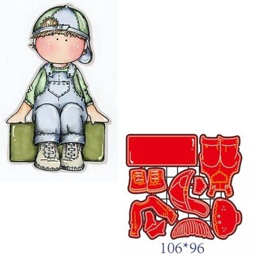 Metal Cutting Dies boy DIY Scrapbooking Paper Cards Decorative Craft Embossing